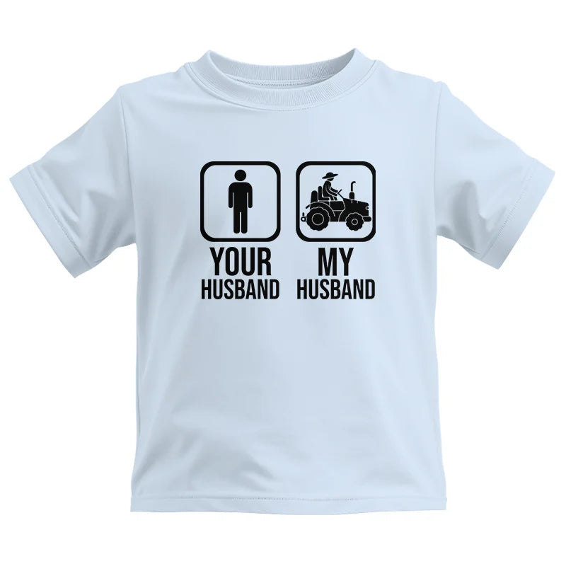 My Husband Is Cooler Than Yours Funny Farm Tractor 2 - Kids Heavy Cotton™ Tee