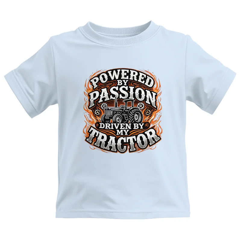 Image of Powered By Passion Driven By My Tractor 5 - Kids Heavy Cotton™ Tee