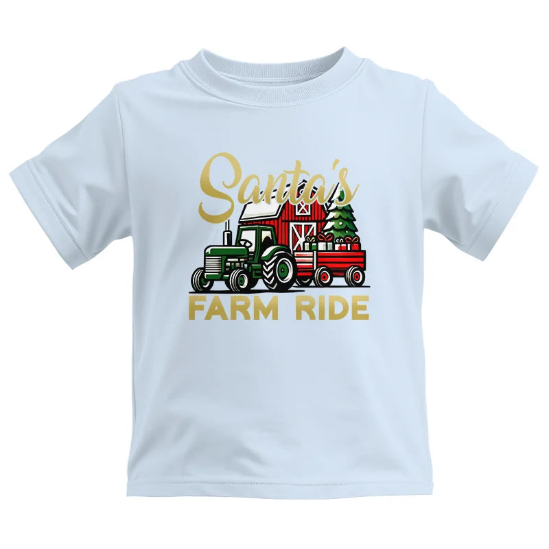 Image of Santa's Farm Ride 2 - Kids Heavy Cotton™ Tee