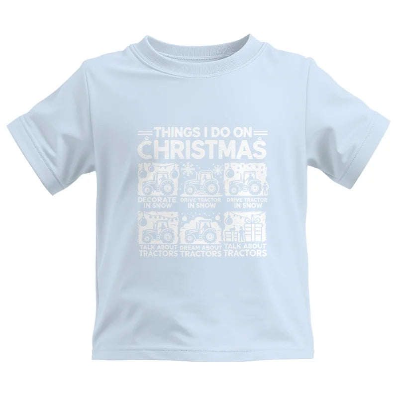 Things I Do On Christmas - Kids Heavy Cotton™ Tee