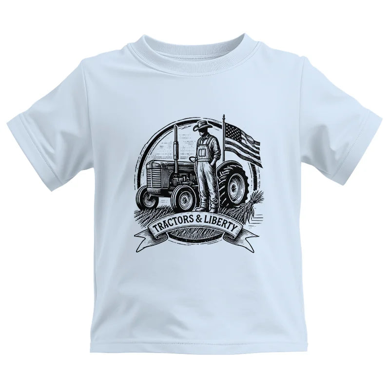 Tractors And Liberty - Kids Heavy Cotton™ Tee