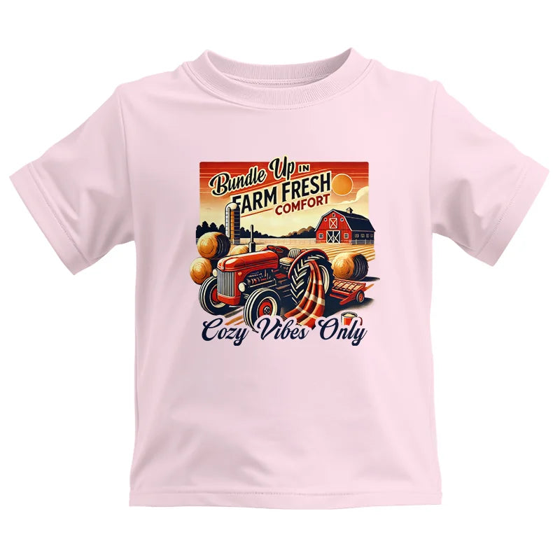 Image of Bundle Up in Farm Fresh Comfort_Cozy Vibes Only 2 - Kids Heavy Cotton™ Tee