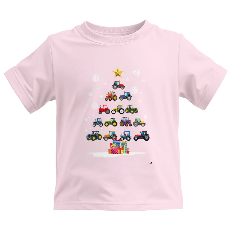 Image of Christmas Tractor Tree - Kids Heavy Cotton™ Tee