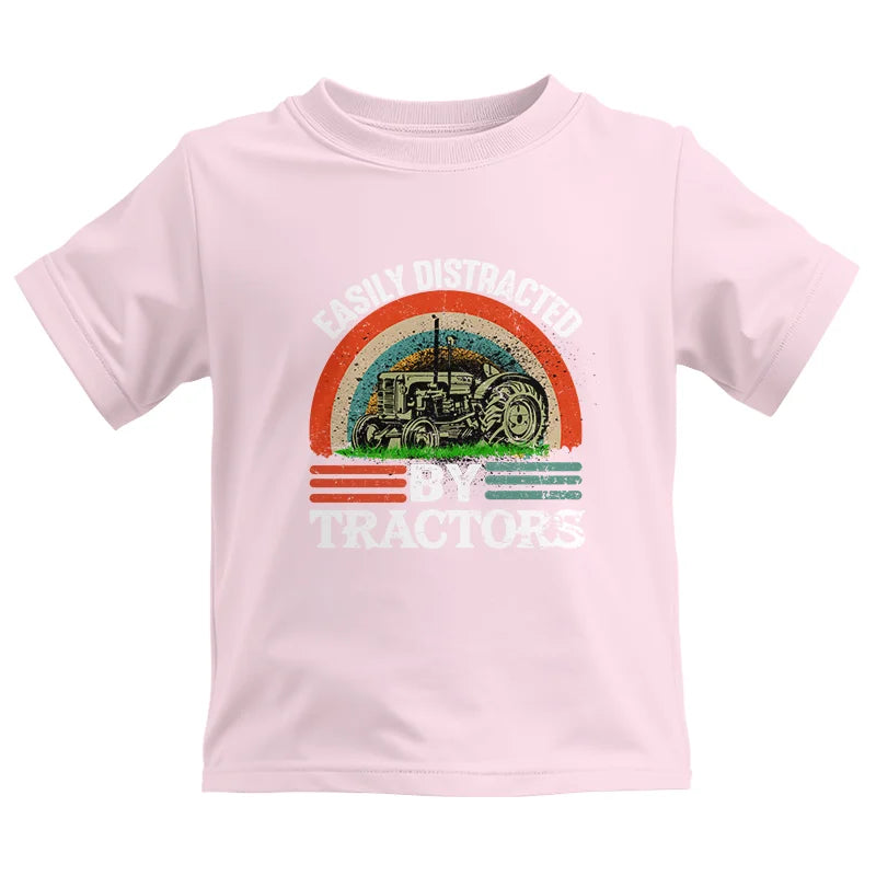 Easily Distracted By Tractors - Kids Heavy Cotton™ Tee