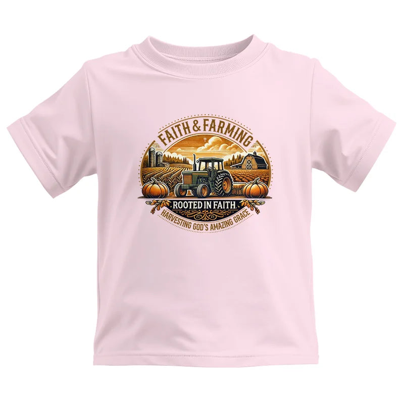 Image of Faith And Farming 1 - Kids Heavy Cotton™ Tee