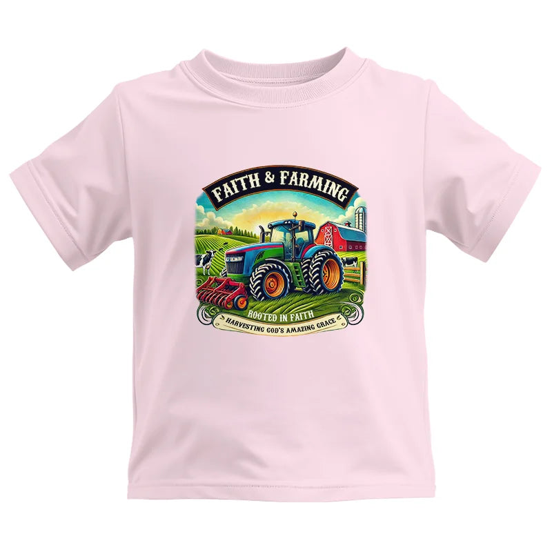 Image of Faith And Farming 2 - Kids Heavy Cotton™ Tee