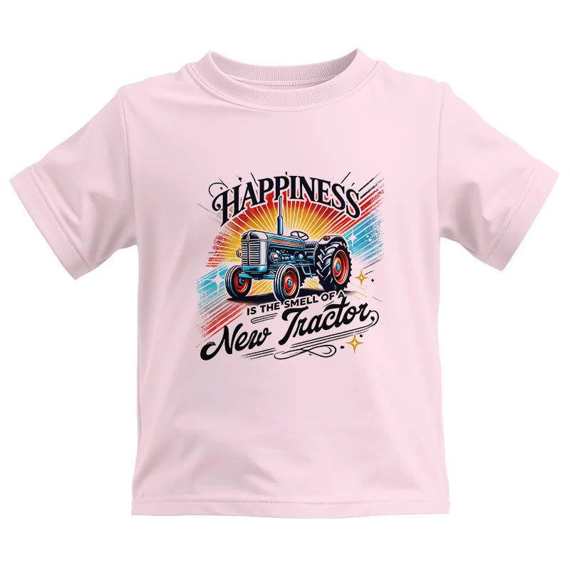 Image of Happiness Is The Smell Of A New Tractor - Kids Heavy Cotton™ Tee