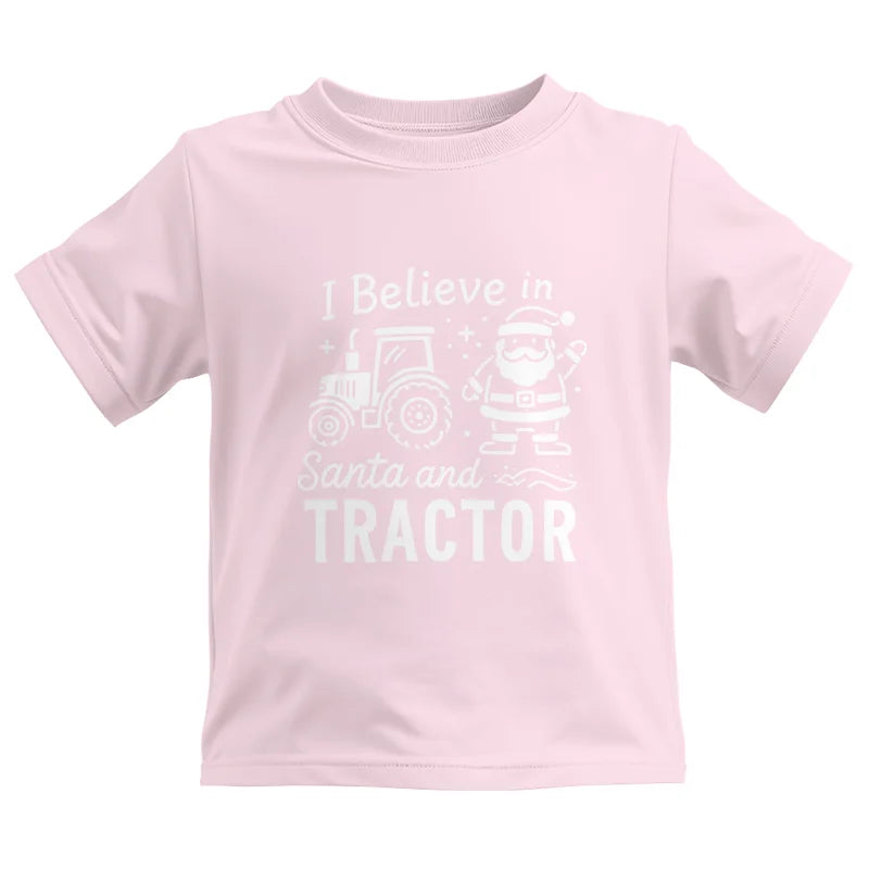 I Believe In Santa And Tractor - Kids Heavy Cotton™ Tee