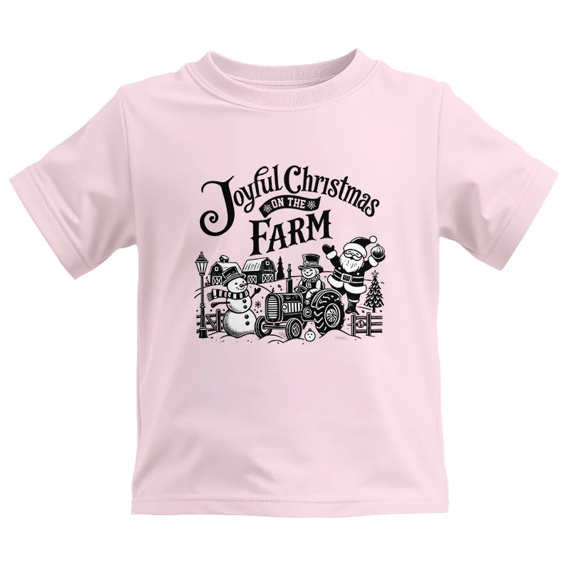 Joyful Christmas On The Farm 1 - Kids Heavy Cotton™ Tee