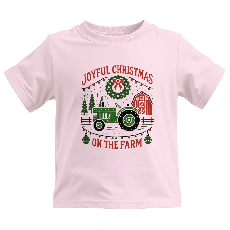 Joyful Christmas On The Farm 3 - Kids Heavy Cotton™ Tee