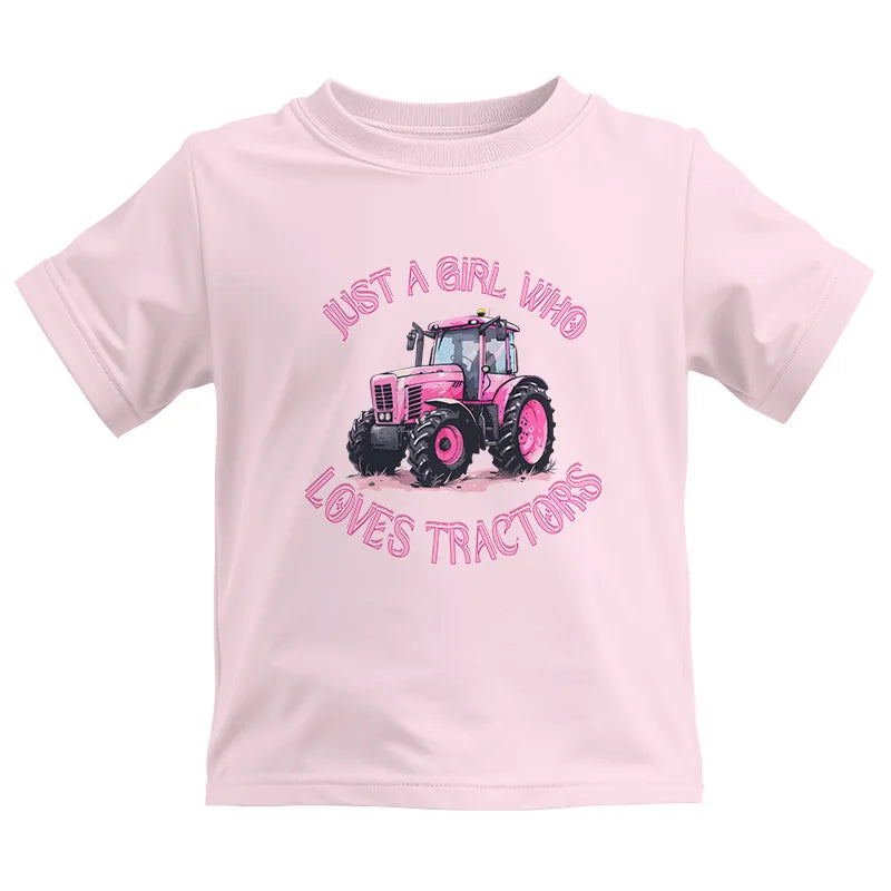 Just A Girl Who Loves Tractors 1 - Kids Heavy Cotton™ Tee