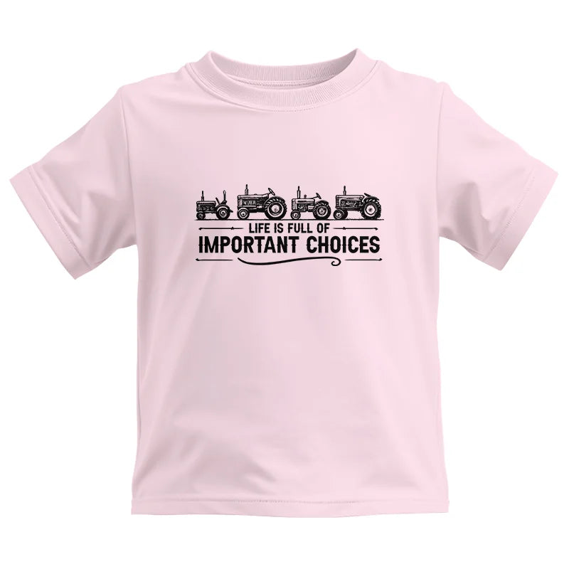 Life Is Full Of Important Choices 12 - Kids Heavy Cotton™ Tee