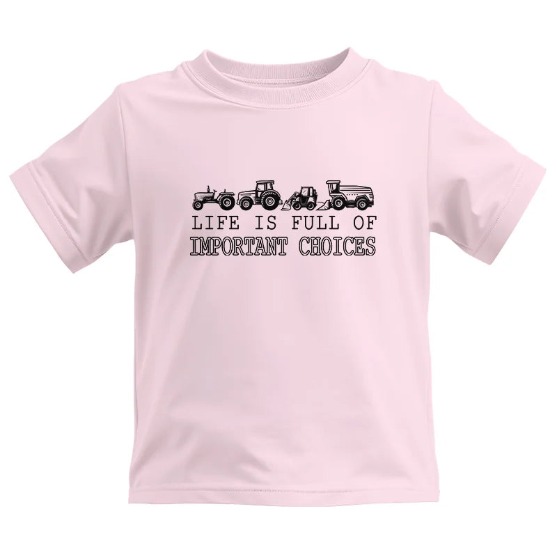 Life Is Full Of Important Choices 14 - Kids Heavy Cotton™ Tee