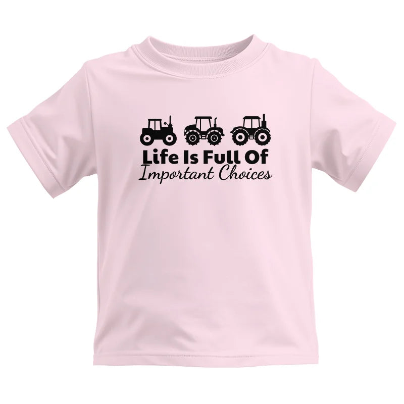 Image of Life Is Full Of Important Choices 19 - Kids Heavy Cotton™ Tee