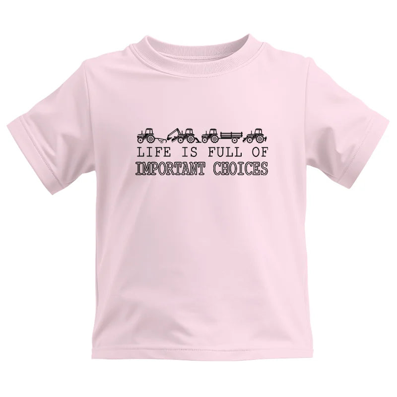 Life Is Full Of Important Choices 29 - Kids Heavy Cotton™ Tee