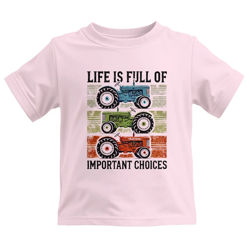 Life Is Full Of Important Choices 3 - Kids Heavy Cotton™ Tee