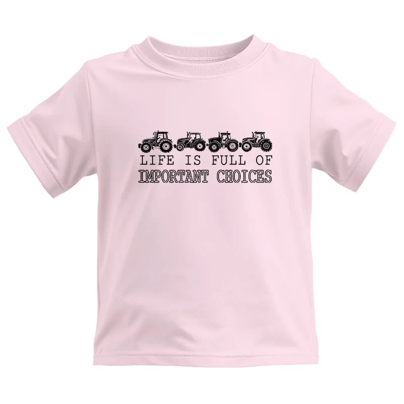 Life Is Full Of Important Choices 9 - Kids Heavy Cotton™ Tee