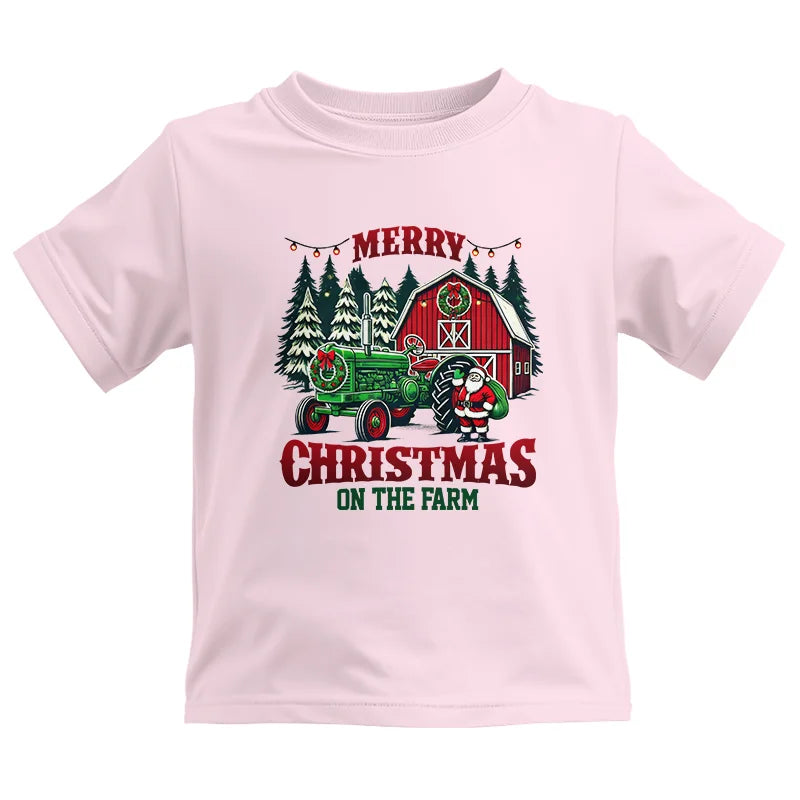 Merry Christmas On The Farm 3 - Kids Heavy Cotton™ Tee