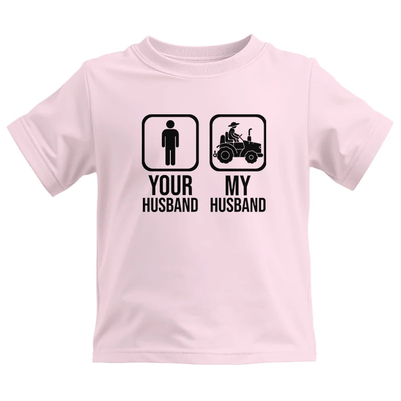 My Husband Is Cooler Than Yours Funny Farm Tractor 2 - Kids Heavy Cotton™ Tee