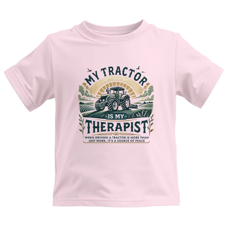 Image of My Tractor Is My Therapist - Kids Heavy Cotton™ Tee