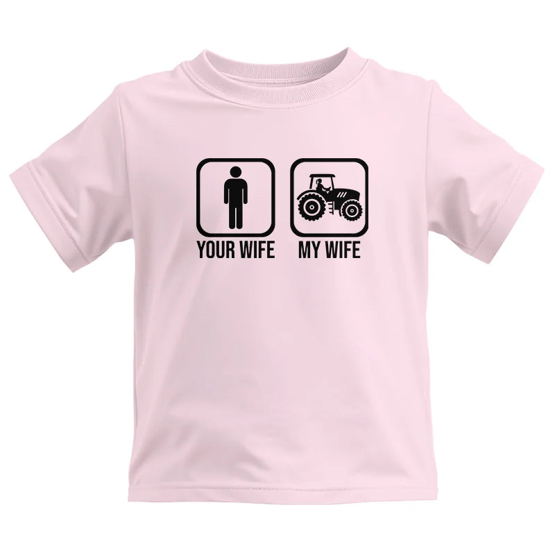 My Wife Is Cooler Than Yours Funny Farm Tractor 2 - Kids Heavy Cotton™ Tee