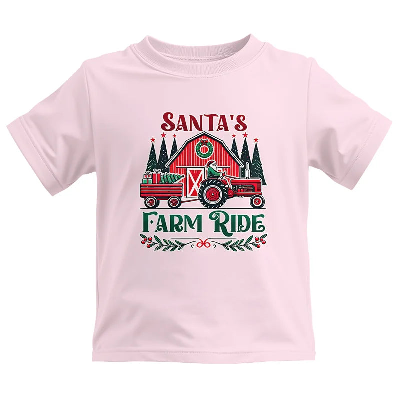 Image of Santa's Farm Ride 1 - Kids Heavy Cotton™ Tee