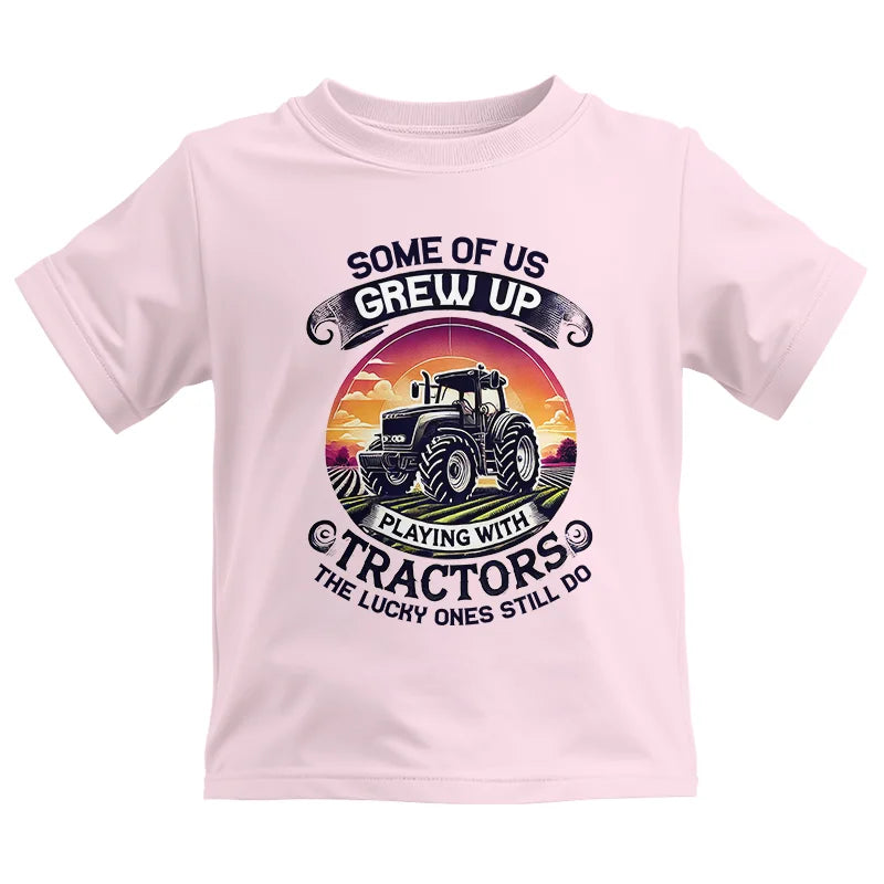 Some Of Us Grew Up Playing With Tractors 4 - Kids Heavy Cotton™ Tee