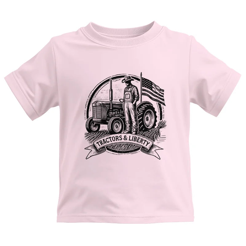 Tractors And Liberty - Kids Heavy Cotton™ Tee