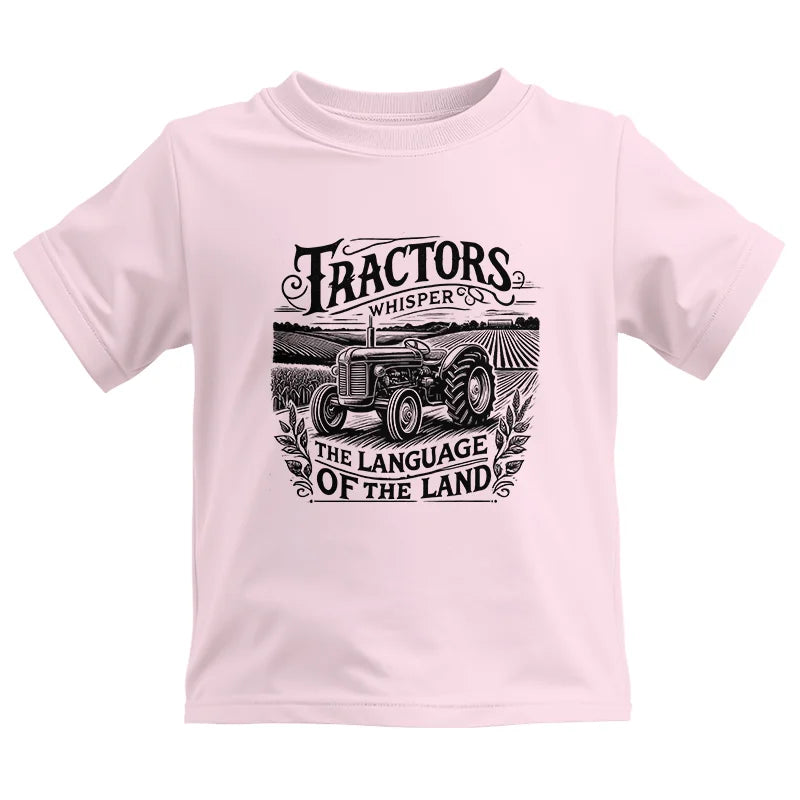 Tractors Whisper The Language Of The Land 1 - Kids Heavy Cotton™ Tee