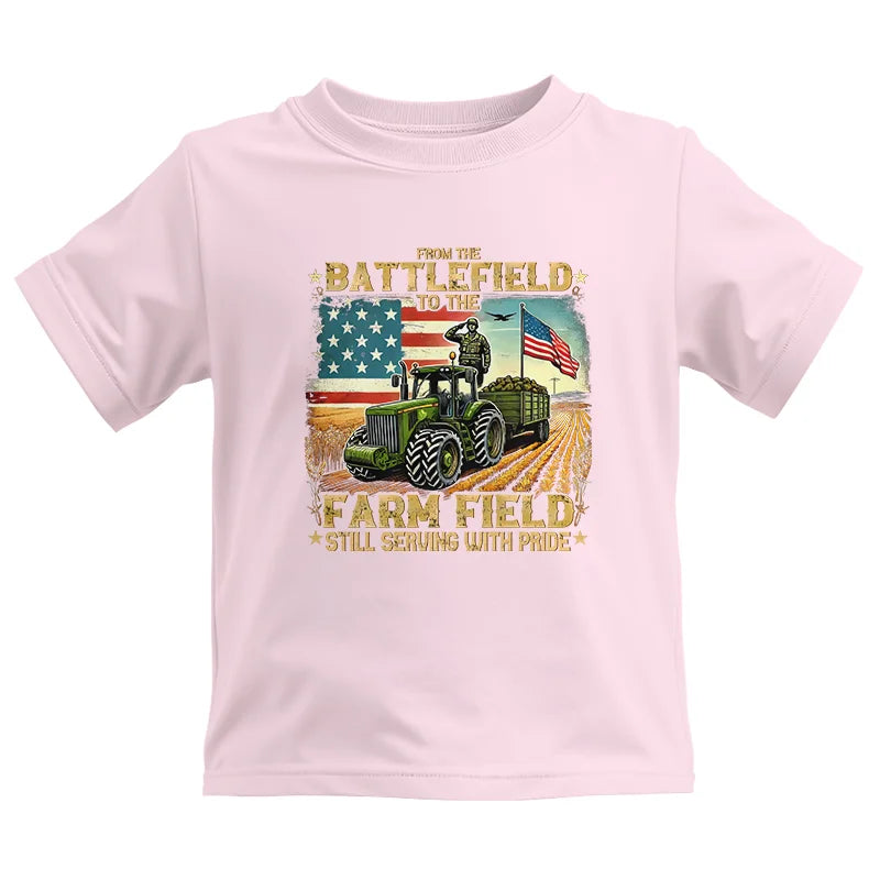 Veteran Farmer From The Battlefield To The Farm Field 2 - Kids Heavy Cotton™ Tee