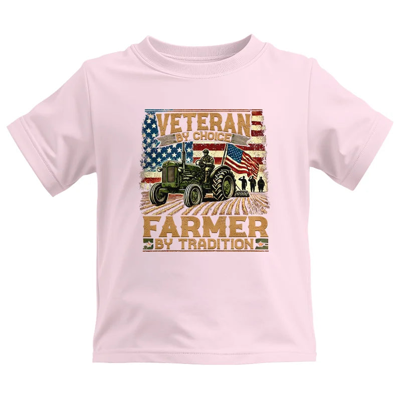 Image of Veteran Farmer Veteran By Choice_Farmer By Tradition - Kids Heavy Cotton™ Tee