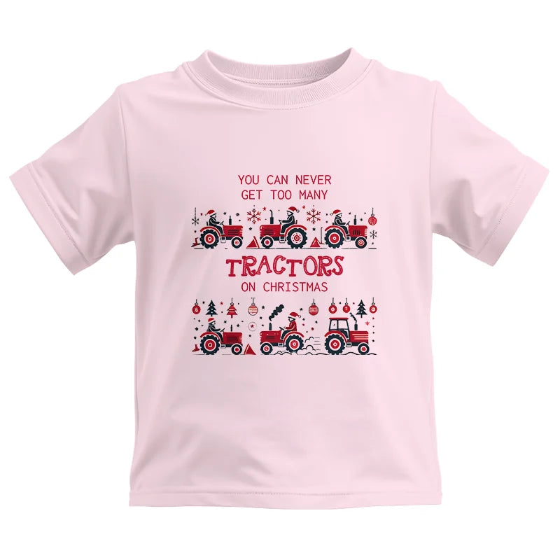 Image of You Can Never Get Too Many Tractors On Christmas 2 - Kids Heavy Cotton™ Tee