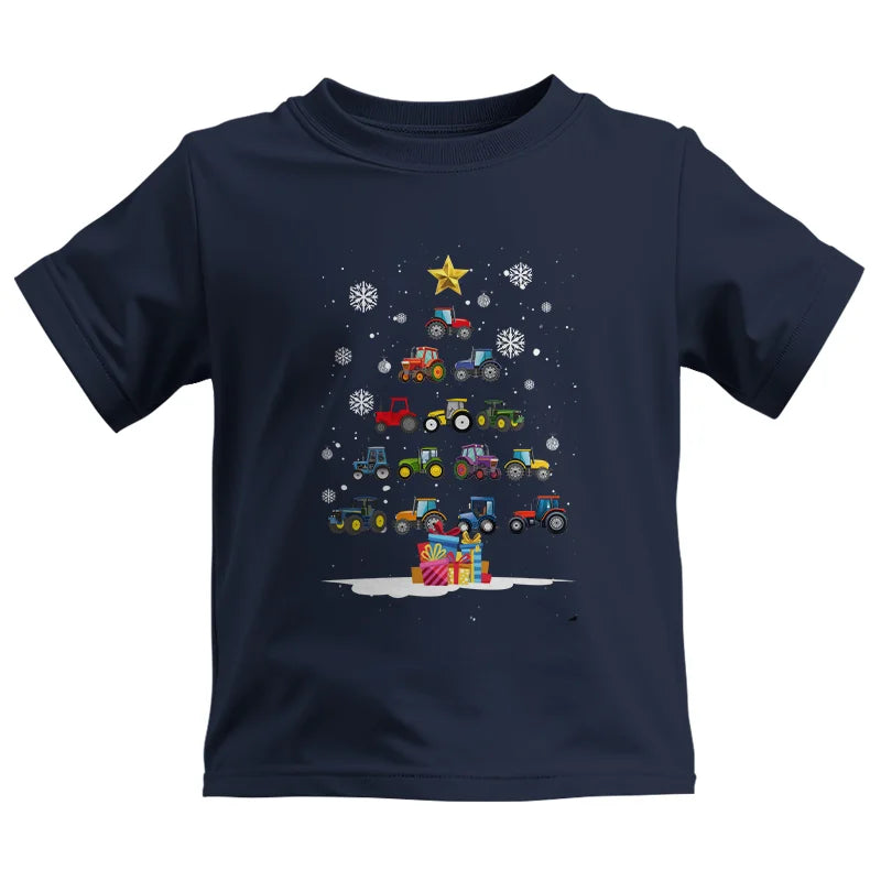 Image of Christmas Tractor Tree - Kids Heavy Cotton™ Tee