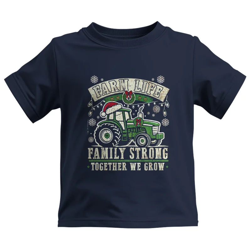 Farm Life Family Strong Together We Grow - Kids Heavy Cotton™ Tee