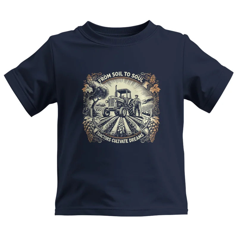 Image of From Soil To Soul_Tractors Cultivate Dreams 2 - Kids Heavy Cotton™ Tee