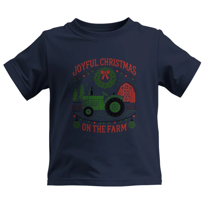 Joyful Christmas On The Farm 3 - Kids Heavy Cotton™ Tee