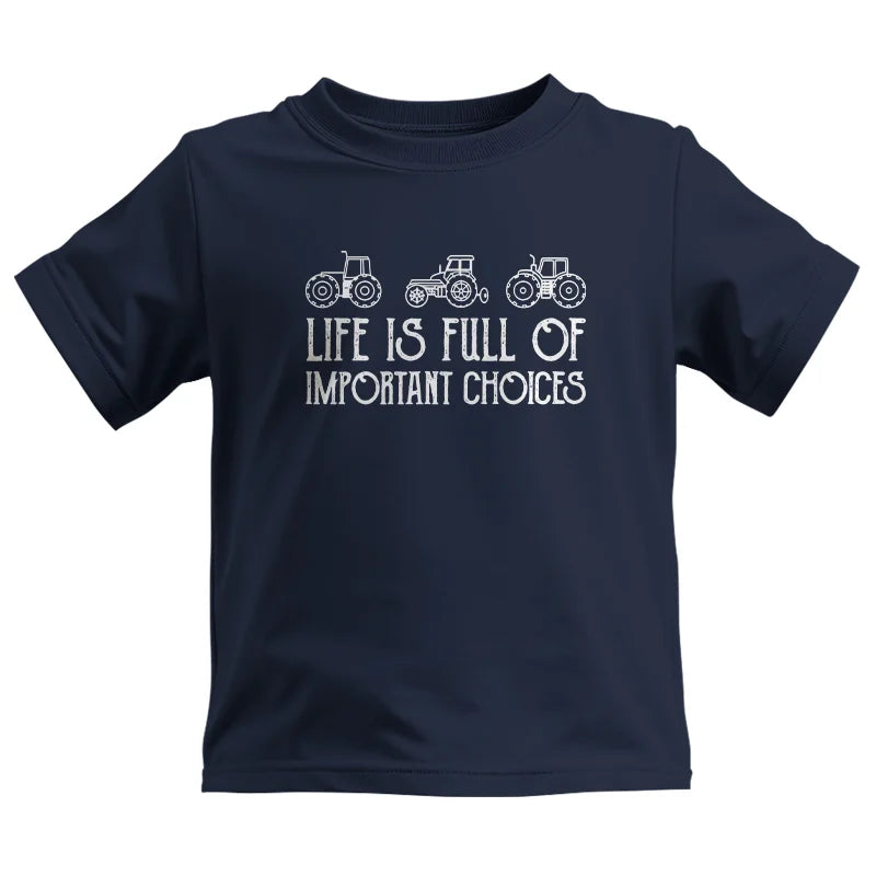 Image of Life Is Full Of Important Choices 7 - Kids Heavy Cotton™ Tee