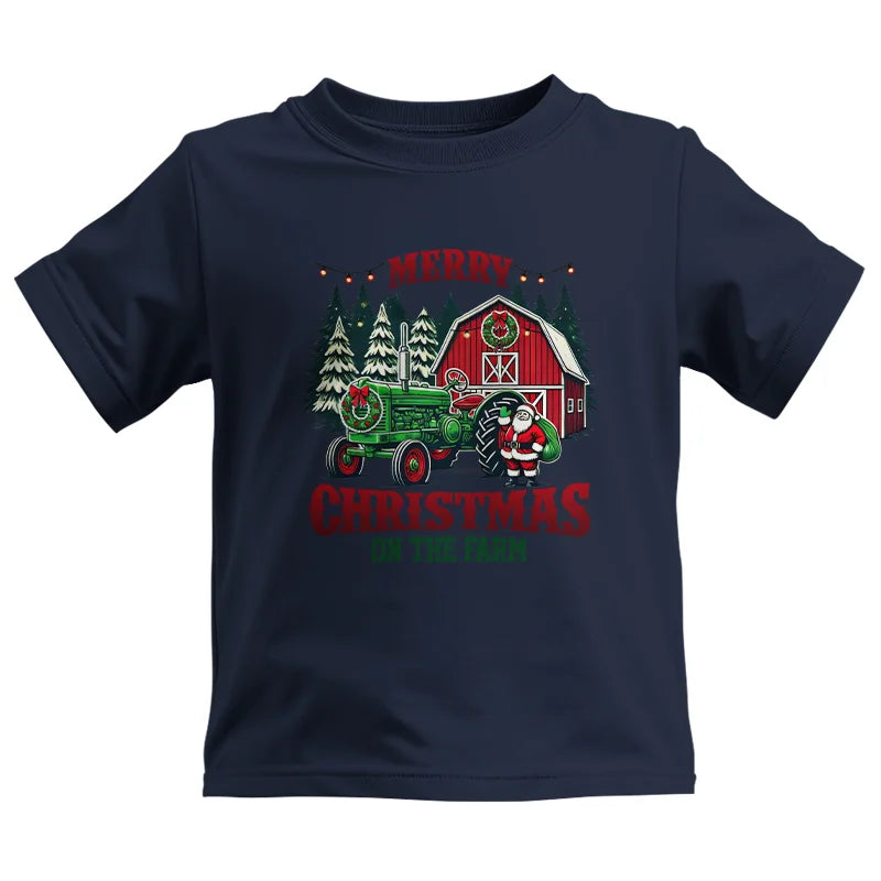 Merry Christmas On The Farm 3 - Kids Heavy Cotton™ Tee