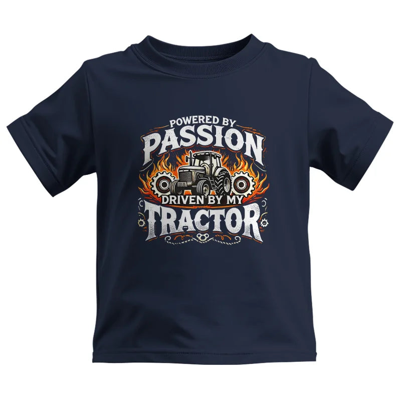 Powered By Passion Driven By My Tractor 1 - Kids Heavy Cotton™ Tee