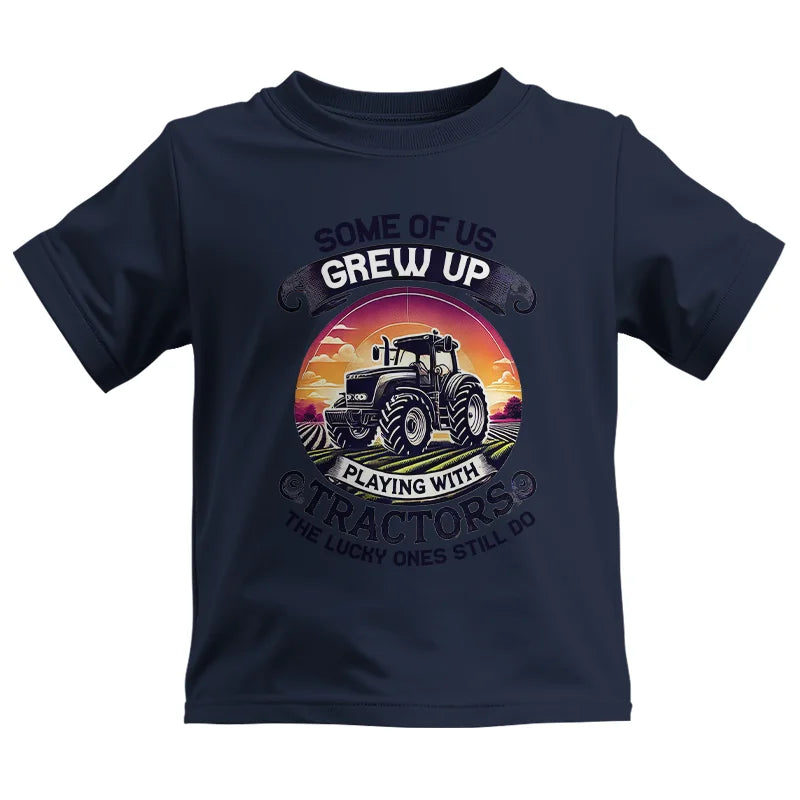 Some Of Us Grew Up Playing With Tractors 4 - Kids Heavy Cotton™ Tee