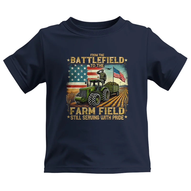 Image of Veteran Farmer From The Battlefield To The Farm Field 2 - Kids Heavy Cotton™ Tee