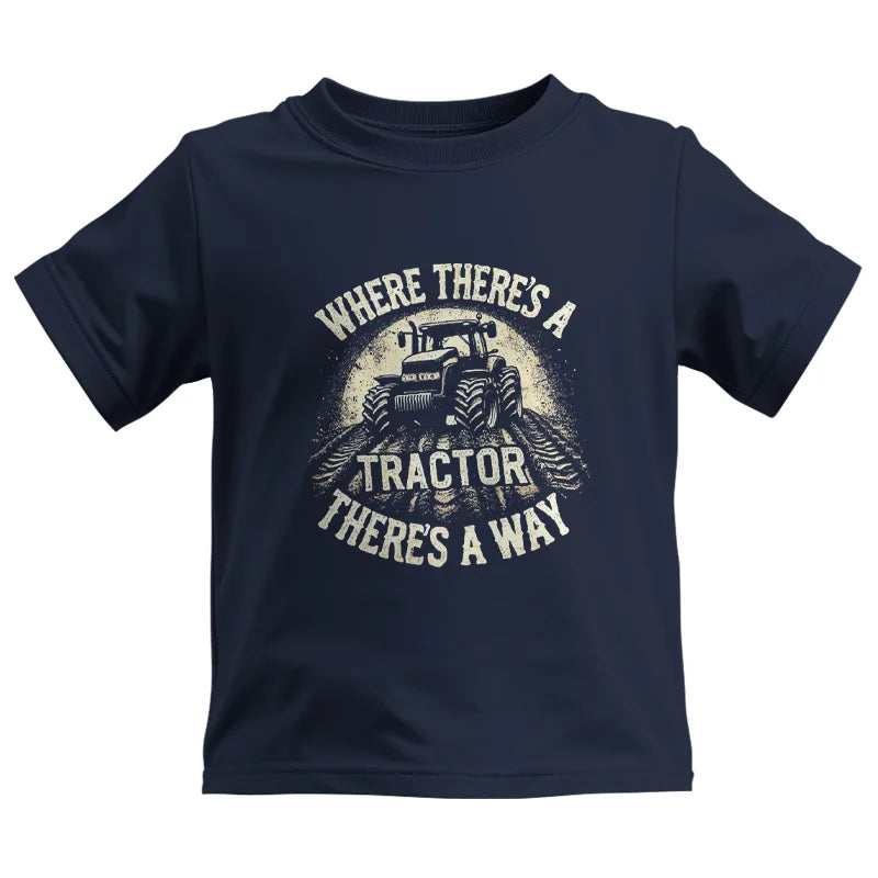 Image of Where There's A Tractor There's A Way 3 - Kids Heavy Cotton™ Tee