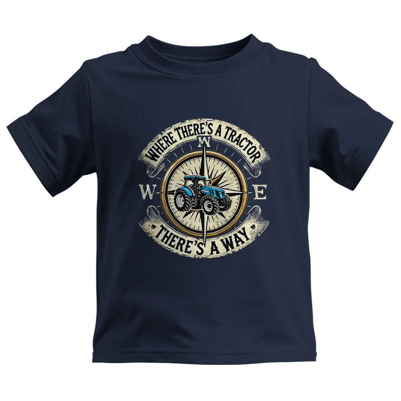 Image of Where There's A Tractor There's A Way - Kids Heavy Cotton™ Tee