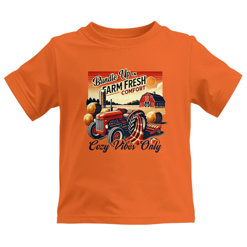 Image of Bundle Up in Farm Fresh Comfort_Cozy Vibes Only 2 - Kids Heavy Cotton™ Tee