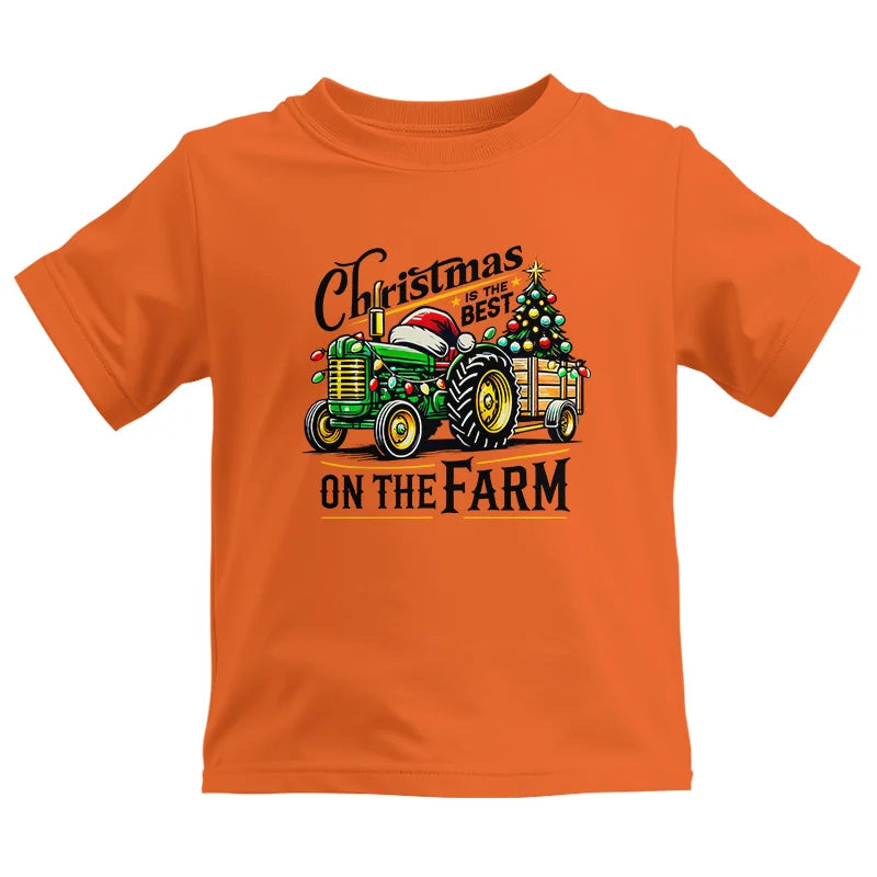 Christmas Is The Best On The Farm 3 - Kids Heavy Cotton™ Tee