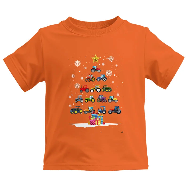 Christmas Tractor Tree - Kids Heavy Cotton™ Tee