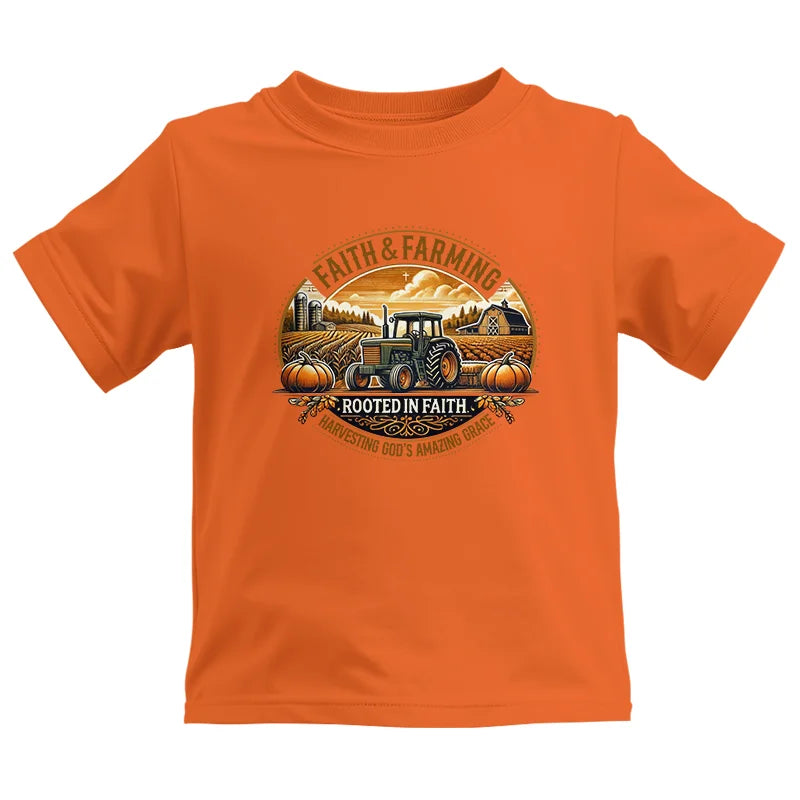 Image of Faith And Farming 1 - Kids Heavy Cotton™ Tee