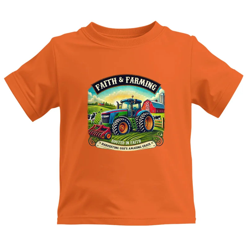 Faith And Farming 2 - Kids Heavy Cotton™ Tee