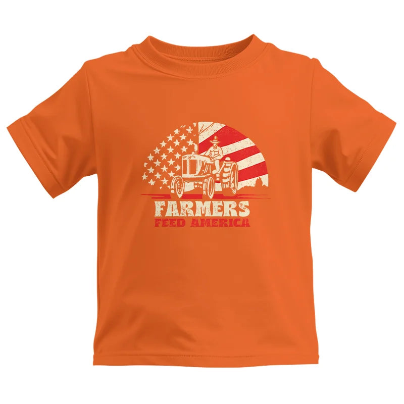 Farmers Feed America Support Farmers - Kids Heavy Cotton™ Tee