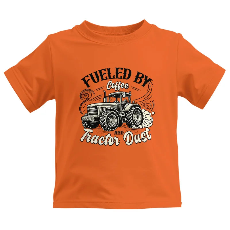 Image of Fueled By Coffee And Tractor Dust 2 - Kids Heavy Cotton™ Tee